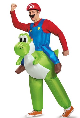 Costume uomo gonfiabile mario - costume,