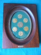 SCILTIAN   QUADRETTO CON COLLEZIONE CPL MONETE  1970 !!!