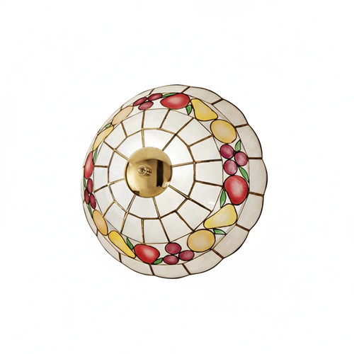 Plafoniera tiffany madreperla - tiffany,