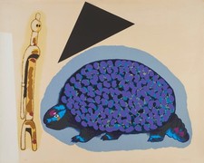 POZZATI CONCETTO “Tartaruga” Serigrafia su carta 125x100 cm