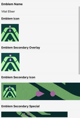 Destiny spilla emblema - +,