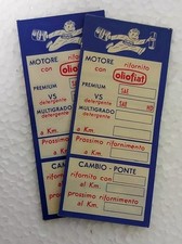 OLIO FIAT ETICHETTE CAMBIO