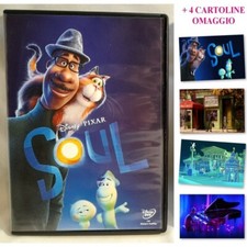 DISNEY DVD Soul + 4 RARE CARTOLINE POSTCARDS