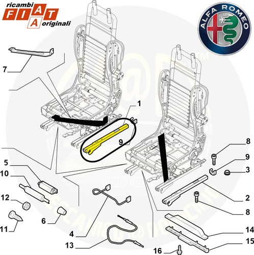 Original 50506797 guida sn - oe,