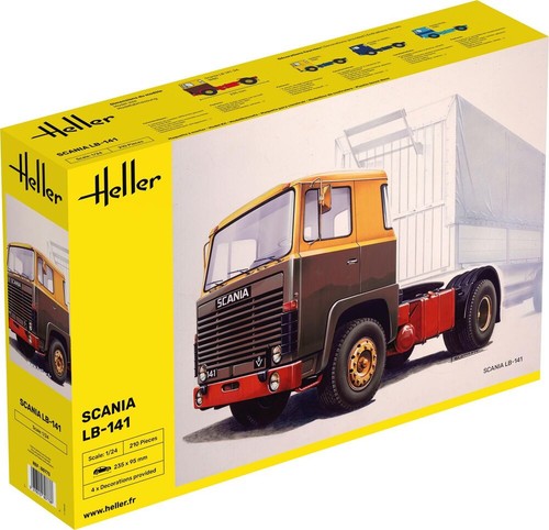 Heller camion scania - scania, lb-141