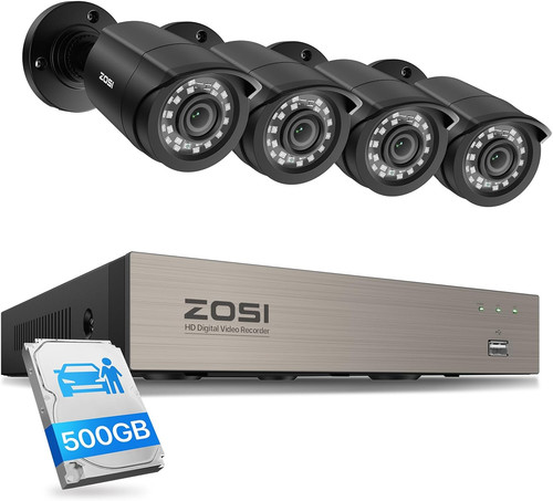 Zosi 8ch 500gb 1080p - zosi,