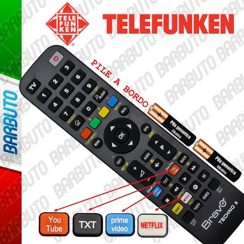 Telecomando telefunken serie - telecomando,
