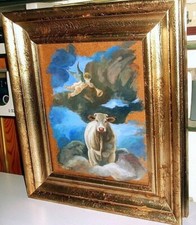 QUADRO BIBLICO - MITOLOGICO OLIO SU FAISITE. 