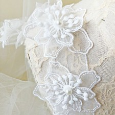 Nastro In Pizzo Con Perline