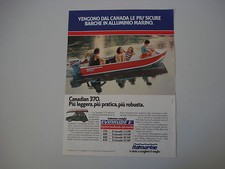 advertising Pubblicità 1981 BARCHE ITALMARINE CANADIAN 370