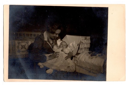 Vecchia foto mamma - , bambino