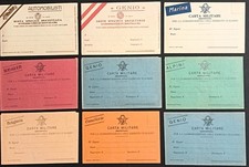 COLLEZIONE BUSTE E CARTE MILITARI VARI CORPI BERSAGLIERI GENIO MARINA ALPINI ECC