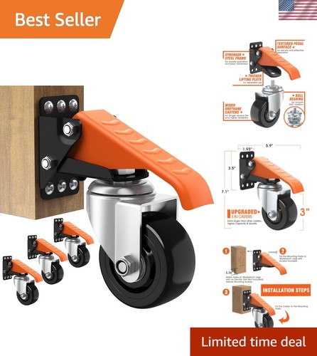 Ruote per banco lavoro kit - ruote,
