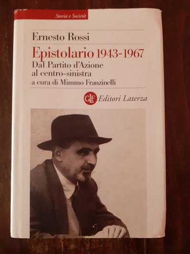 Ernesto rossi epistolario - -,