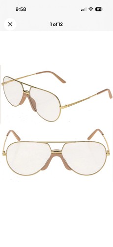 Gucci 0432 gold clear - gucci,