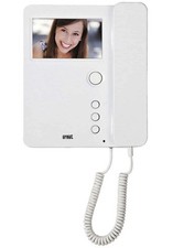 URMET 1750/1 VIDEOCITOFONO A COLORI 2 FILI MONITOR 4,3" COLORE BIANCO 2 VOICE