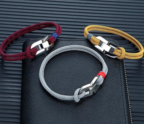 Bracciale corda intrecciata - bracciale,