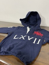 Felpa Blue Con Cappuccio Polo Ralph Lauren boy size 3t