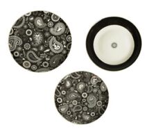 Brandani Servizio Piatti Shanti 18 Pezzi Porcellana Nero Miglior Prezzo