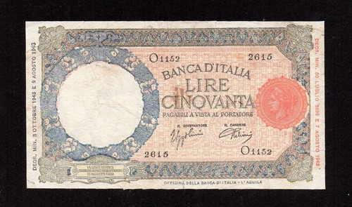 Rarissima cinquanta lire - rarissima, 50