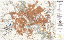 2003 mappa baghdad iraq - mappa, di