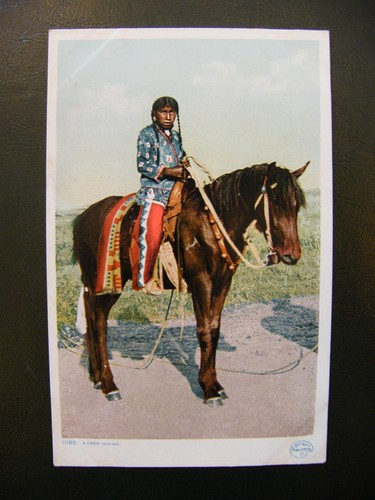 Cartolina cree indian - cartolina, a