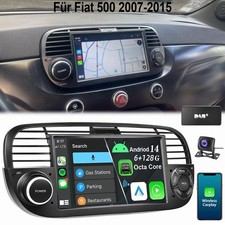 Per Fiat 500 2007-2015 DAB+