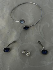 Parure Stroili bracciale rigido con pietre completo di coppia orecchini