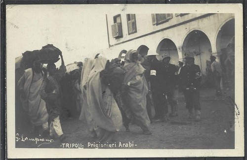1912 libia tripoli prigionieri - 1912,