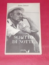 Scritto notte ettore - scritto,