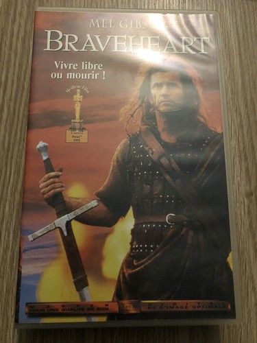 Cassette vidéo vhs braveheart - cassette,