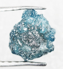 Diamante Grezzo Blu Naturale A