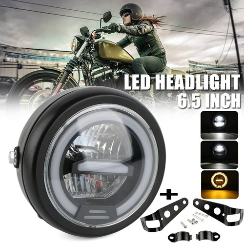 Faro moto universale - 6,5", led