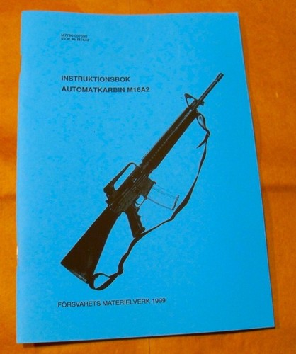 Swedish manual m16 - manual, rifle
