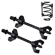 KIT COPPIA COMPRIMI MOLLA AMMORTIZZATORE UNIVERSALE AUTO MOLLE 370MM ATTREZZO