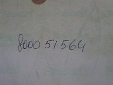 ADESIVO - DECALO PORTANUMERO PANNELLO DX.CAGIVA OLD --- 800051564