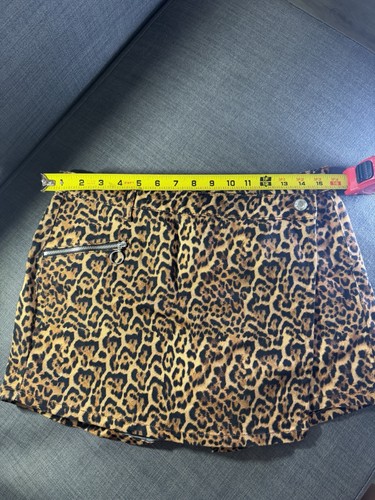 Zara mini skort denim marrone - zara,
