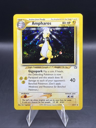 Ampharos 111 neo genesis - ampharos,