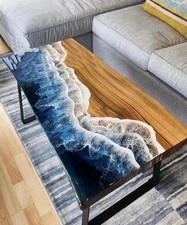 Tavolo legno resina epossidica