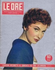 RIVISTA LE ORE N° 48 DEL 1954 GINA LOLLOBRIGIDA