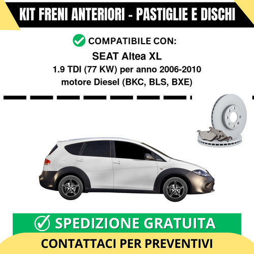 Kit freni anteriori pastiglie - freni, (pastiglie