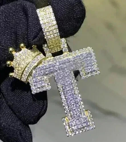 Ciondolo corona lettera