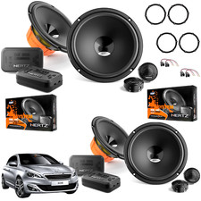 Kit 8 Casse Altoparlanti Hertz DSK165.3 Anteriori Posteriori per Peugeot 308 II