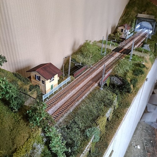 Diorama plastico ferroviario - diorama,