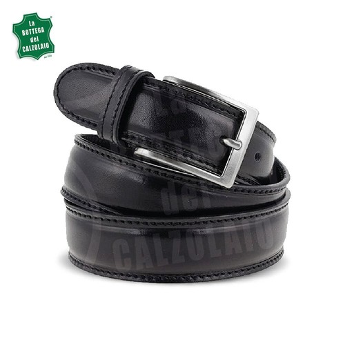 Cintura uomo pelle nera