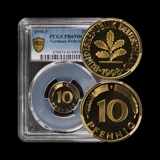 GERMANIA. 1998, 10 Pfennig, F