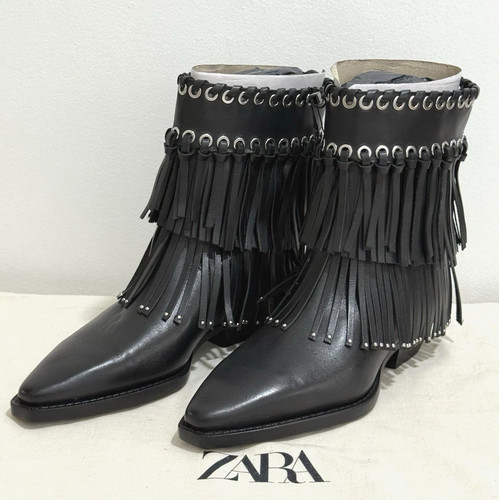Stivaletti zara nuovi pelle - stivaletti,