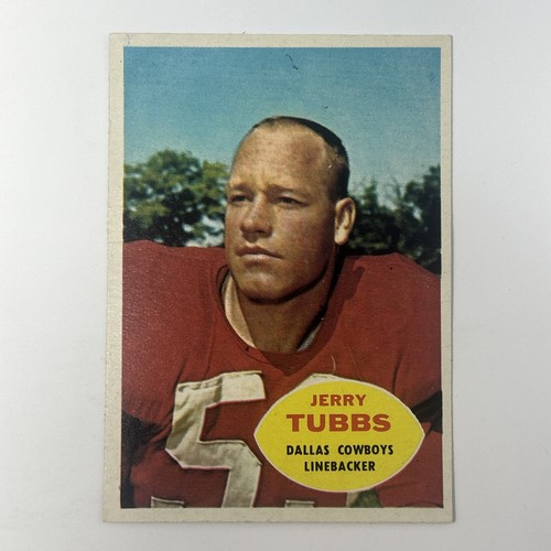 1960 topps jerry tubbs 38 - tubbs, #38