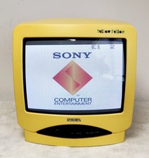 Televisore Vintage Giallo