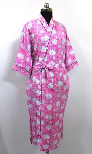 Abito lungo kimono 100 - %, cotone